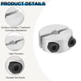 thumbnail image 3 of Aluminum Alloy Bore 4mm Double Split Shaft Collar 18mm OD 8mm Thickness with Set Screw, Silver 2 Pack, 3 of 7