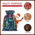 thumbnail image 6 of Fuzoiu Christmas Print Christmas Gift Bag,Burlap Gift Bag with Drawstring Closure & Hang Tag,Perfect for Holidays, Birthdays, and Special Occasions-Medium, 6 of 6