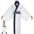 thumbnail image 4 of Anime Jujutsu Kaisen Ryomen Sukuna Cosplay Disfraz Kimono Traje De Halloween Fiesta Conjunto Peluca, 4 of 4
