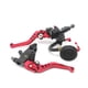 thumbnail image 3 of Freno Ajustable Embrague Palancas Cilindro 7/8 Pulgada (22mm) Universal para Sport bike / Street bike / Scooter / Dirt Bike rojo Baoblaze Juego de palancas de embrague de freno, 3 of 4