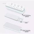 thumbnail image 5 of 4-Pack Self-Adhesive Power Strip Holders – Wall-Mounted Cable Management Racks for Home & Office TIKA, 5 of 13
