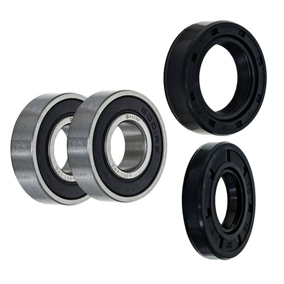 Niche Wheel Bearing Seal Kit for Yamaha TTR125 TTR125LE Disc Brake 6001-2RS MK1008952