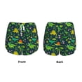 thumbnail image 6 of Goofa Dinosaurs Printed Women 2 in 1 Running Shorts,Quick Dry Athletic Workout Shorts,High Waisted Athletic Shorts with Liner Pockets-X-Large, 6 of 9