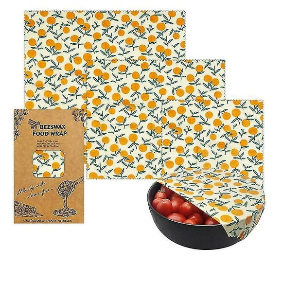 Beeswax Reusable Food Wraps - Beeswax Wrap Sustainable Products, Wax Wrap, Eco-friendly Wrap, Organization Storage Bags, Cheese Bee Wrappers Cling, Wa