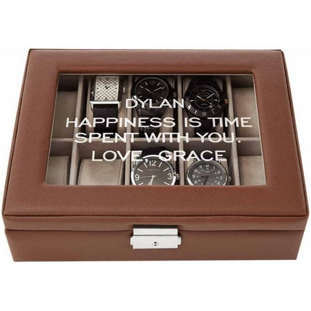Personalized Timeless Treasure Watch Box (Good Wedding Gifts From Best Man)