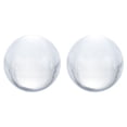 thumbnail image 1 of Unique Bargains 50mm/2' K9 Crystal Ball Decorative Ball with Gift Box Clear 2 Pack, 1 of 6