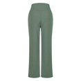 thumbnail image 4 of Yoga Pants Women Wide Leg With Pockets High Waist Stretch Casual Sweatpants Loose Comfy Palazzo Stretch Trousers, 4 of 7
