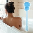 thumbnail image 5 of 1Pc Back Scrubber for Shower Bath Silicone Body Brush with Long Handle for Skin Exfoliating Blue, 5 of 6