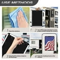 thumbnail image 7 of Psesaysky RV Door Window Shade Cover Privacy and UV Rays Protection Blackout Shades Novelty American Flag RV Interior Accessories 17.3x26 inch, 7 of 7