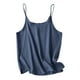 thumbnail image 3 of Ropa urbana para mujer,Camiseta de tirantes de lino para mujer, color liso, manga corta con abertura en el bajo, escote redondo, estilo informal, sopatenor, 3 of 9