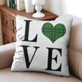thumbnail image 4 of St. Patrick's Day Pillow Covers Pillow Cover,Soft Pillow Cas Covers,linen Pillowcases Double-sided Printing for Sofa Couch Outdoor Decor,Pillowcases Set Of 2,18x18 Inches, 4 of 7