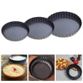 thumbnail image 4 of 6/8/10 Inch Cake Tart Removable Non Stick Bottom Baking Pastry Molding Pan Trays, 4 of 9