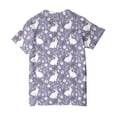 thumbnail image 6 of Yindaity Easter Shirts for Girls Girls Easter Shirts Kids Bunny T-Shirt Peace Love Peeps Tees Toddler Short Sleeve Tops Happy Easter Day Outfit(Grey,6-7 Years), 6 of 6