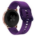 thumbnail image 1 of Replacement Band For Samsung Galaxy Watch 3 41mm Silicone Strap For Samsung Galaxy Watch Active 1/2 Galaxy Watch 42mm Watchbands Purple For Galaxy active 1, 1 of 6