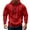 001Red, variant on Dwelliawo Cargo Hoodies for Men Tactical Sweatshirts Zip Up Cargo Pullover Winter Fashion Workout Sweatshirts with Pocket Army Green L