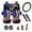 American Flag, variant on Yuyamidu Camo Hunting Car Seat Covers Set of 12 Purple Wood Steering Wheel Cover Seatbelt Cushion Pad Cup Holder Chapstick Sleeve Keychain Wrist Strap Key Chain Car Accessories