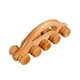 thumbnail image 2 of Rodillo masajeador de madera para músculos, masajeador multifuncional de cuello y cuerpo completo. Estilo A, 2 of 9