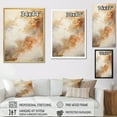 thumbnail image 5 of Designart "Gold And White Marble Geode I" Abstract Marble Picture Framed Wall Decor, 5 of 5