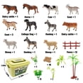thumbnail image 5 of WeFone Farm Animal Figurines Playset, Realistic ABS Plastic Animals with Fences & Farm Accessories, 56 PCS Educational Gift for Kids & Toddlers, 5 of 10