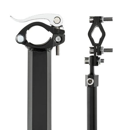 OZARK TRAIL ALUMINUM ADJUSTABLE REAR BIKE RACK WITH TAILIGHT