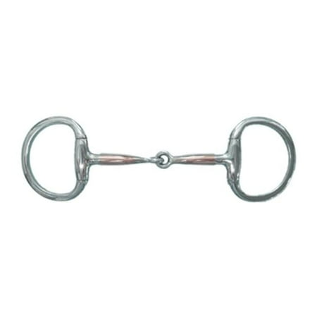- Jacks 20139-5-3-4 Stainless Steel Copper Overlay Eggbutt Snaffle Bit - 5.75 in.