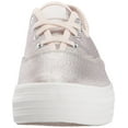 thumbnail image 2 of Keds Women's Triple Lurex Fashion Sneaker, Champagne, 11 M US, 2 of 8