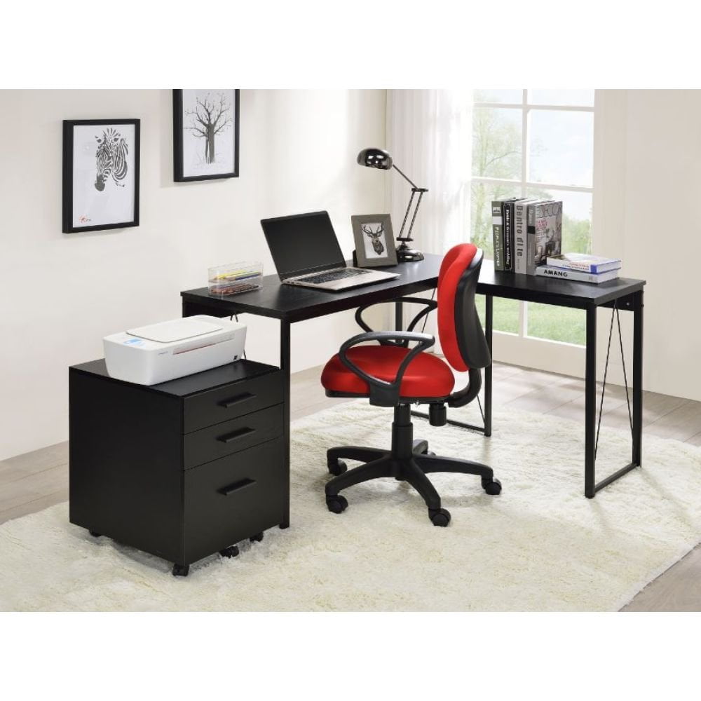 Buy Hassch Home Office Desk Modern LShaped Computer Table, Black