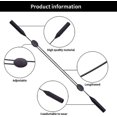 thumbnail image 4 of 2 Adjustable Eyewear Straps, Adjustable Anti-Slip Straps for Glasses, Sport Waterproof Anti-slip Goggle Retainers, Universal Fit Rope Eyewear, BLACK, Large, 4 of 6