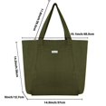 thumbnail image 2 of Bolsa de lona de algodón Cwokarb para esterilla de yoga, 50 x 12 x 36 cm, 0,5 kg, 2 of 6