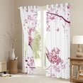thumbnail image 4 of Feelyou Princess High Heel Black Out Curtains for Girl, Romantic Pink Butterfly Curtains Pack of 2 (42x63 Each), Flower Floral Bedroom Curtains, Curtains and Drapes Decor, 4 of 7