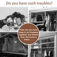 thumbnail image 3 of Storage Closet, Flexible Durable Breathable Storage Bag Organizer , Strong Wallet,Closet For Bags Storage Cloth Bag With Multilayer, 3 of 8