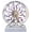 Silver, variant on Wheel Moving Ornament with Rectangular Base Freestanding Moving Desk Decor Eye-Catching for Relaxation Corner, Silver, Round
