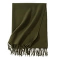 thumbnail image 2 of Lepsheexh Womens Scarf Solid Warm Elegant Scarf All Match Neck Gaiter And Outdoor Decorative Shawl for Cold Weather, 2 of 3