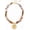 Bohemian, variant on Boho Scarf Necklace With Multi Conch Shell Heart Horseshoe Fish Charms Large Sun Pendant Necklace Adjustable Bandana Necklaces for Women Summer Beach Jewelry For Vacation