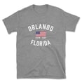 thumbnail image 1 of Orlando Florida Patriot Men's Cotton T-Shirt, 1 of 1