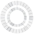 thumbnail image 4 of Chimenea rústica para exteriores Gabion Fire Pit VidaXL, 50 cm, 4 of 6