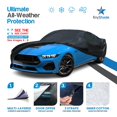 thumbnail image 2 of Funda para auto EzyShade impermeable para autos deportivos, talla C4, negra, 2 of 6