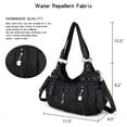 thumbnail image 2 of Angel Kiss Multi pocket women's shoulder bag with detachable straps, 2 of 5