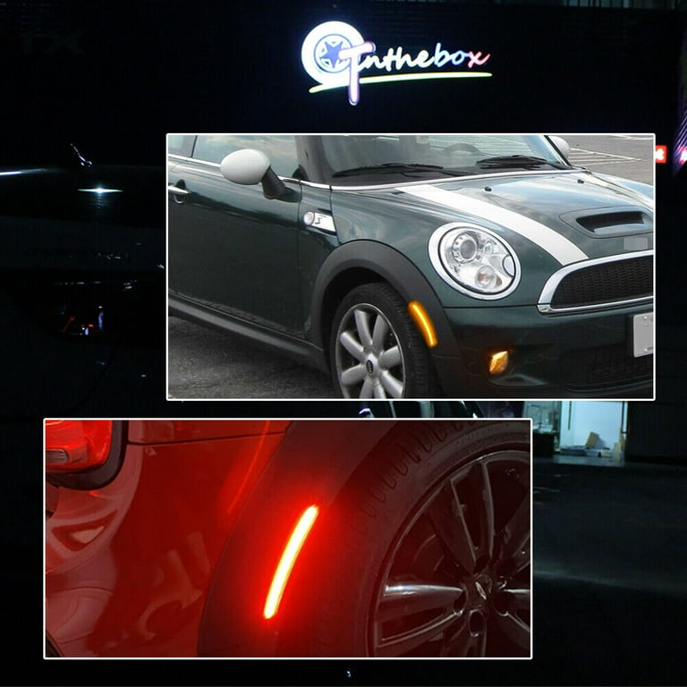GTINTHEBOX Smoke Lens Led Side Marker Light for 2002-2008