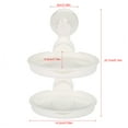 thumbnail image 6 of Double Layer Suction Soap Dishes Holder Storage Box for Bathroom Shower and Kitchen, 6 of 8