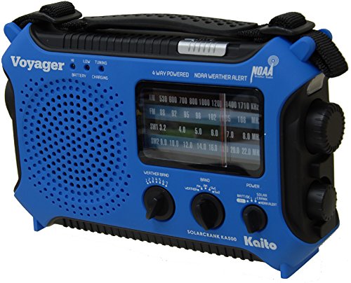 Kaito Portable Emergency Radios Blue, KA500BLUE