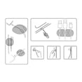 thumbnail image 2 of Kit de organizador de cables G Mobile 10 piezas, negro negro, 2 of 2