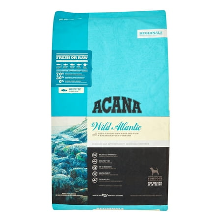 UPC: 0064992521257 | Acana Wild Atlantic Grain-Free Wild-Caught New England Fish & Kentucky Greens Dry Dog Food  25 lb