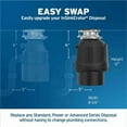 thumbnail image 4 of InSinkErator Contractor Power Series 1000 Garbage Disposal - NO CORD - 1 HP in Black - 79332-ISE, 4 of 5
