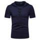 thumbnail image 1 of Ceisia Men's Slim Fit Short Sleeve Hooded Top Ribbed Texture Lace-Up Design Spring Summer Shirt Gift, 1 of 7