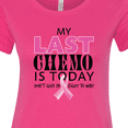 thumbnail image 4 of Inktastic My Last Chemo is Today Women's T-Shirt, 4 of 5
