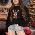 thumbnail image 2 of PMVFHDE Liquidation Chandail à Capuchon Grande Taille pour Enfants Automne et Hiver à Manches Longues de Noël Imprimé Col Rond Chandail à Capuchon pour Garçons et Filles Manteau à Capuchon Chaud Plus Chandail à Capuchon Grande Taille,Noir,6-7 Ans, 2 of 4