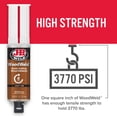 thumbnail image 6 of J-B Weld 50151 Woodweld Epoxy Syringe - 25 ml. Tan, 6 of 10