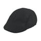 thumbnail image 2 of Gorra plana de malla para hombre, sombrero deportivo, sombrero de pintor informal para jardinería, viajes, senderismo Negro, 2 of 9