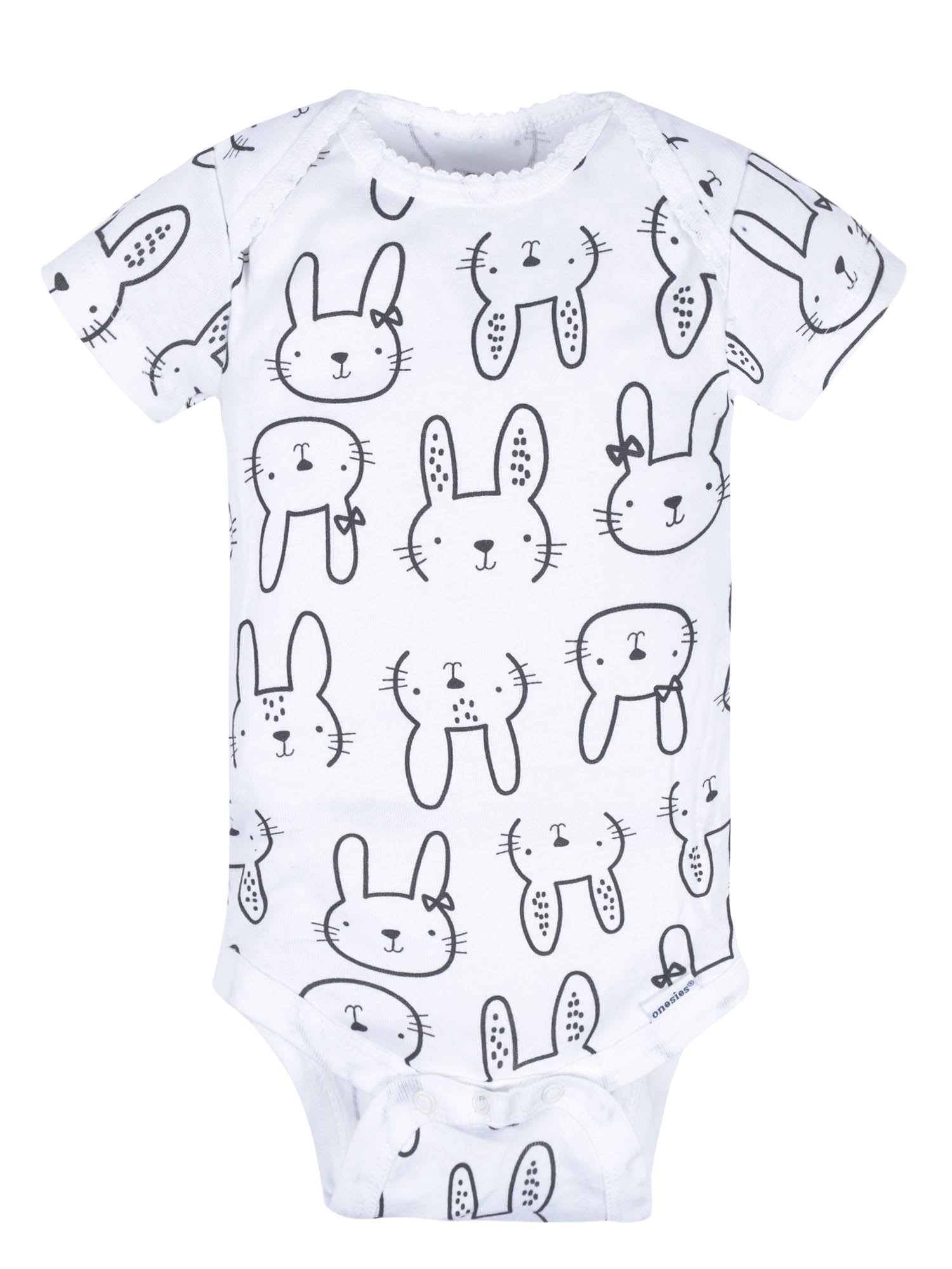 Gerber Baby Girls' Short Sleeve Onesies® Bodysuits, 8-Pack